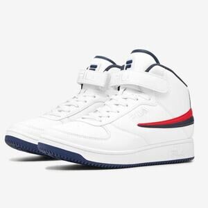 Fila High-Top Sneakers Trainers White Navy Red Mens US 8 EU 41 UK 7 1CM00540-125